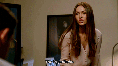 Actress Megan Fox You're Pathetic GIF