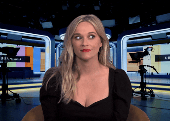 Actress Reese Witherspoon reaction GIF