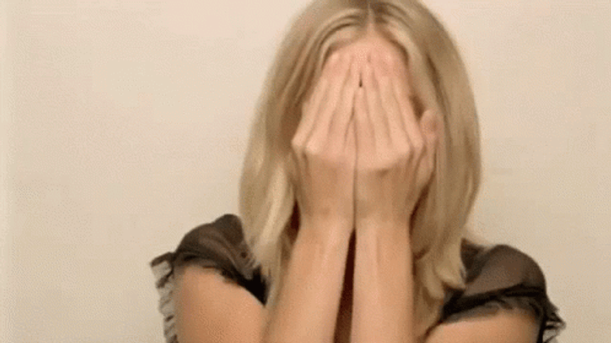 Actress Sienna Miller Playing Peek A Boo GIF
