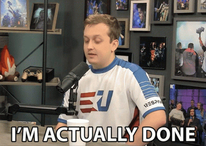 Actulally Im Done GIF