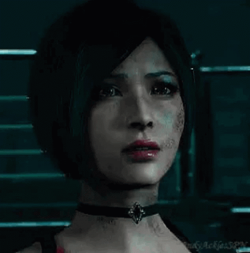Ada Wong Resident Evil 2 Looking At Camera GIF