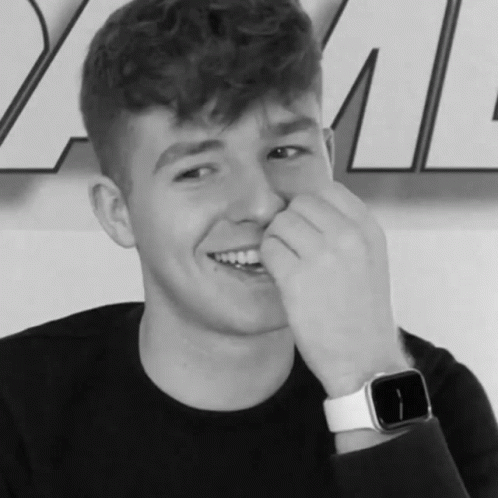 Adam B Silly Face GIF