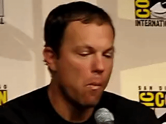 Adam Baldwin Chews GIF