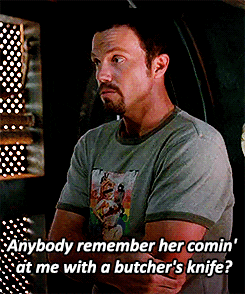 Adam Baldwin Saying Butchers Knife GIF