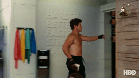 Adam Devine Clanging Bell GIF