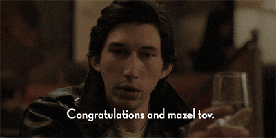 Adam Drive Congratulations Mazel Tov GIF