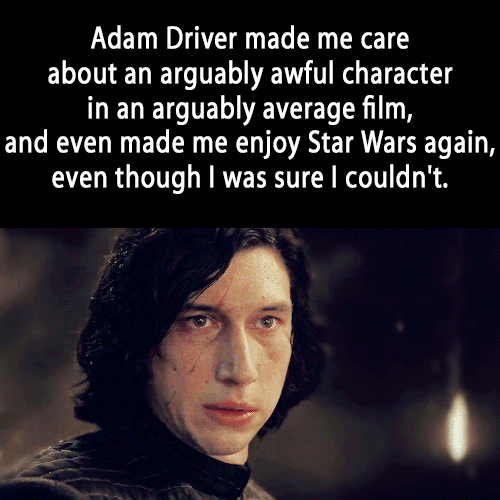 Adam Driver Acting Review GIF