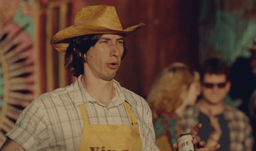 Adam Driver Celebrating GIF