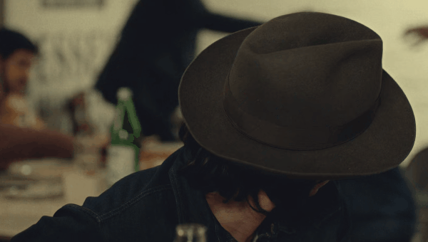 Adam Driver Looking Behind GIF
