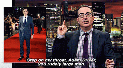 Adam Driver Red Carpet Review GIF