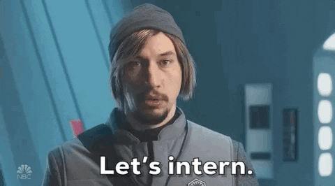 Adam Driver Snl Let's Intern GIF
