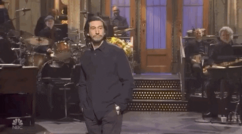 Adam Driver Snl Walking On Stage GIF