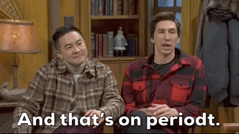 Adam Driver That's On Periodt GIF