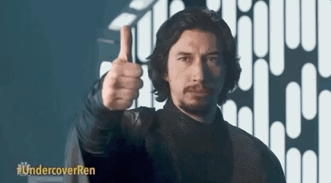 Adam Driver Thumbs Up GIF