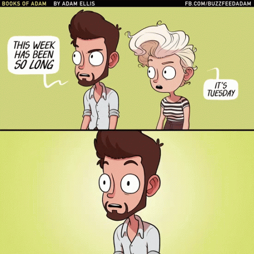 Adam Ellis Comic Strip Man and Woman