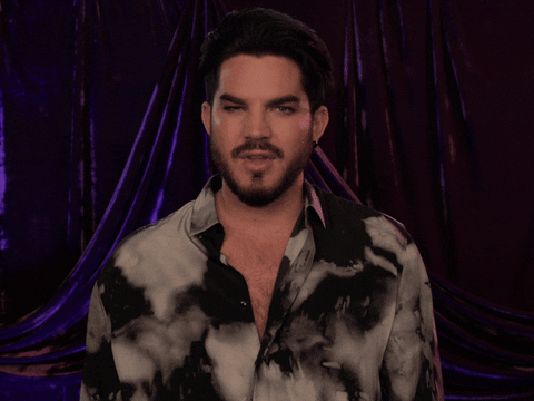 Adam Lambert Pass Gesture GIF
