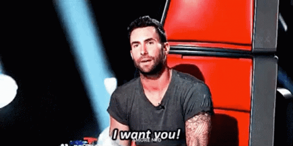 Adam Levine I Want It Now GIF