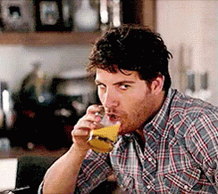 Adam Pally Spit Juice GIF