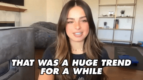Addison Rae Explains About Trend GIF