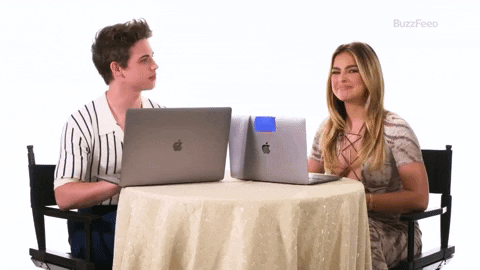 Addison Rae Interview GIF