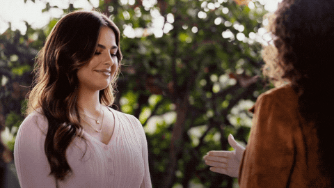 Addison Rae Shaking Hands GIF