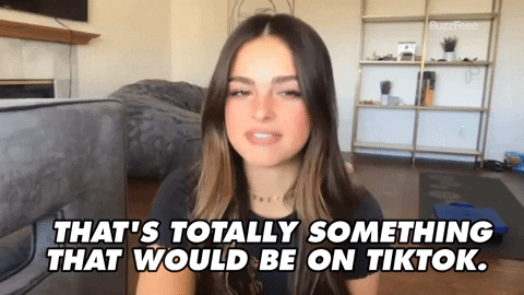 Addison Rae Talking About Tiktok GIF