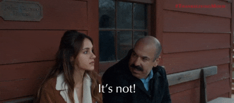 Addison Rae Talking To Rick Hoffman GIF