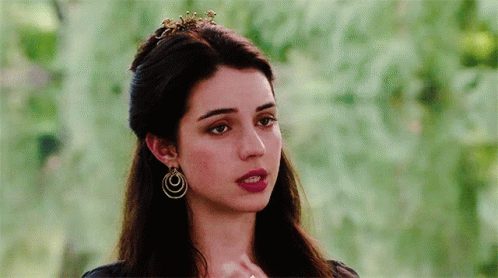 Emotional Adelaide Kane Speaking Softly GIF