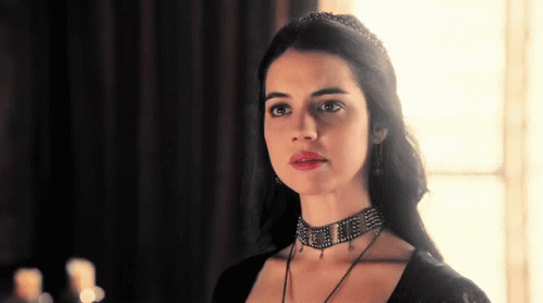 Sophisticated Adelaide Kane Intense Stare GIF