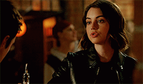 Sassy Adelaide Kane Wearing Leather Suit GIF