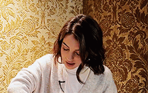 Adelaide Kane Opening Gift GIF