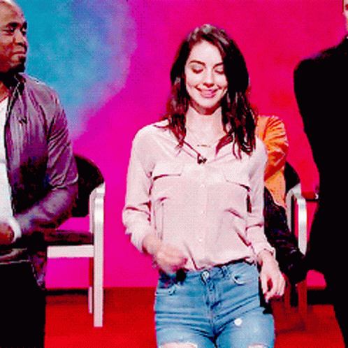 Adelaide Kane Timid Dance GIF