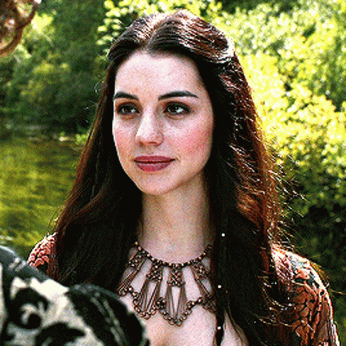 Pretty Adelaide Kane Feeling Shy GIF