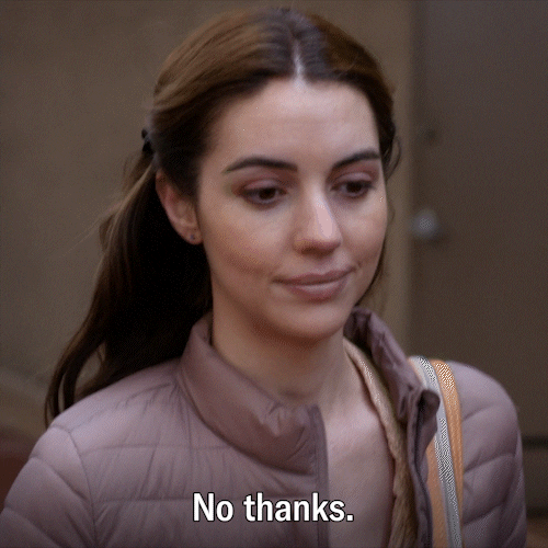 Adelaide Kane Denied The Man Who Follow To Her GIF