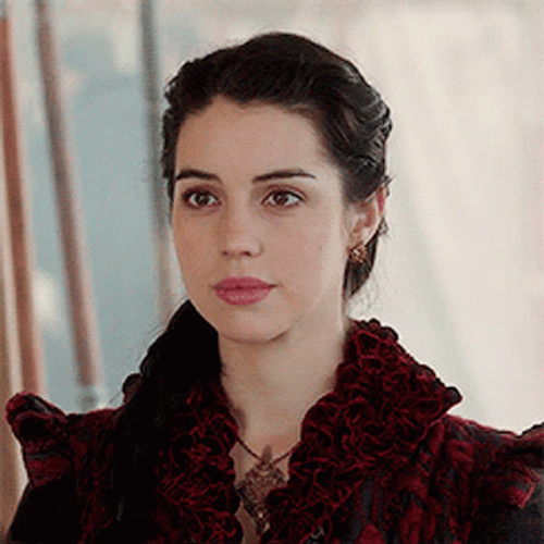 Adelaide Kane Timid Smile GIF