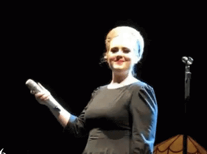 Adele Waves Goodbye In The Camera GIF