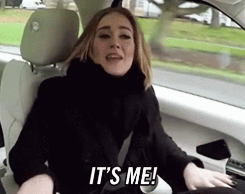 It's Me Says Adele GIF