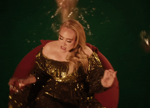 Adele's I Drink Wine Music Video Clip GIF