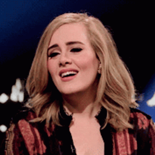 Adele's Quick Emotion Transition GIF