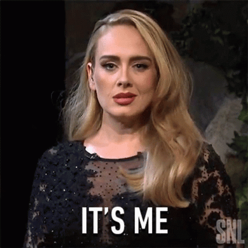 Adele Singing Hello On Saturday Night Live GIF
