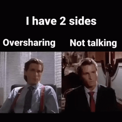 Adhd Oversharing Not Talking GIF