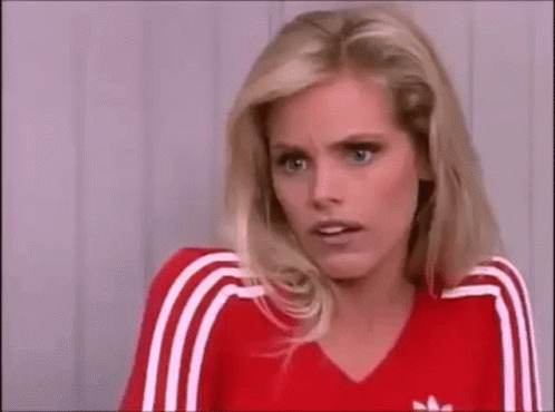 Gena Lee Nolin Wearing Red Adidas Shirt GIF
