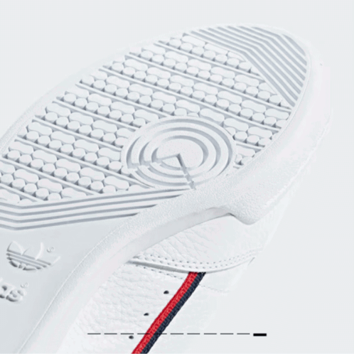Adidas Continenta White Shoes Animation GIF
