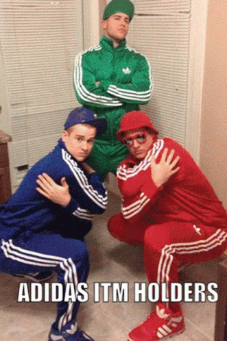 Adidas Outfit Of Three Men GIF