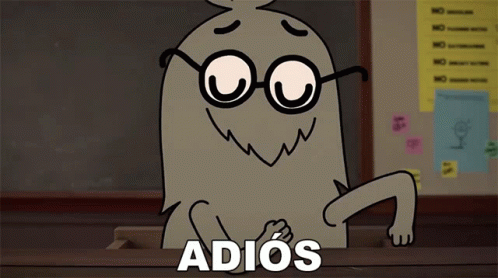 Adios Principal Brown GIF