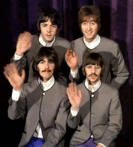 Adios Waving The Beatles GIF