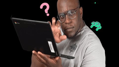 Administrative Professionals Day Man Holding Laptop GIF