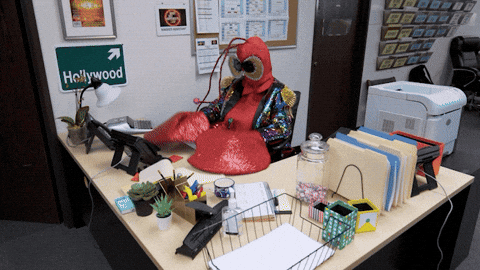 Administrative Professionals Day Man Wearing Costume GIF