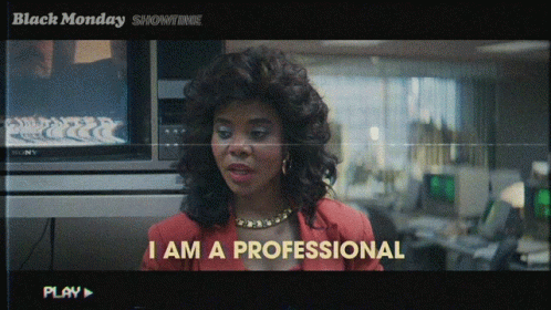 Administrative Professionals Day Woman Saying She Is Professional GIF