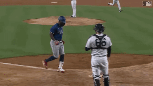 Adolis Garcia Hand Shake And Applause GIF